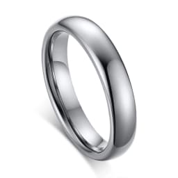 Vnox Anti Scratch Tungsten Wedding Rings for Women Men Simple Classic Wedding Bands for Couples Basic Jewelry