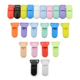LOFCA Colorful Nylon Cord Baby Teether Pacifier Clip Accessories DIY For Teething Necklace Jewelry Pendant Making