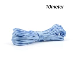 LOFCA Colorful Nylon Cord Baby Teether Pacifier Clip Accessories DIY For Teething Necklace Jewelry Pendant Making
