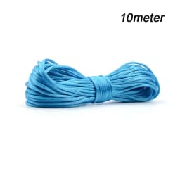 LOFCA Colorful Nylon Cord Baby Teether Pacifier Clip Accessories DIY For Teething Necklace Jewelry Pendant Making