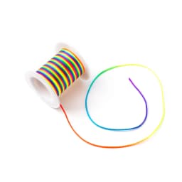 LOFCA Colorful Nylon Cord Baby Teether Pacifier Clip Accessories DIY For Teething Necklace Jewelry Pendant Making
