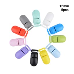LOFCA Colorful Nylon Cord Baby Teether Pacifier Clip Accessories DIY For Teething Necklace Jewelry Pendant Making