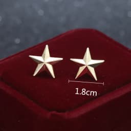Little Star Brooch Badge Men's and Women's Blouses Five Pointed Metal Lapel Pin Stars Shirt Collar Pins and Brooches Accessories