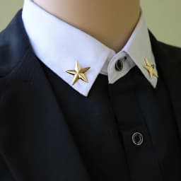 Little Star Brooch Badge Men's and Women's Blouses Five Pointed Metal Lapel Pin Stars Shirt Collar Pins and Brooches Accessories