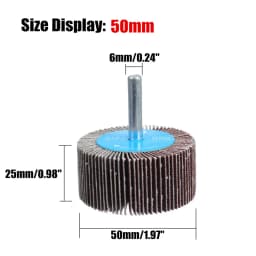 180 Grit 25/30/40/50mm Sanding Flap Wheel Polishing Grinding Accessories Tool Disc For Dremel Rotary Tool