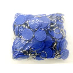 100pcs/Lot 13.56MHz Writable UID Rewritable Block 0 RFID Tag Key Fob for Clone 13.56MHz Card Tags Copy RFID Cards