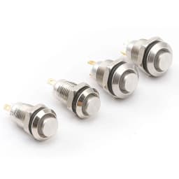 Electric Waterproof Power 12v Led Light Momentary Push Button Switch 8/10/12/16/19/22 Mm Pressure Switches 220v 24v 3v Keyboard