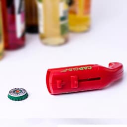 1PCS Cap Gun Funny Beer Bottle Cap Launcher Kitchen Tools Bottle Opener Shoot Cap 5 Meter Home Bar Party Game Gadgets Cool