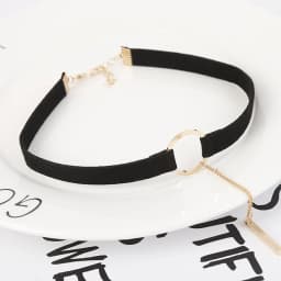 Black Brown Velvet Choker Boho Dainty Rope Bar Pedant Circle Chokers Necklaces for Women Mom Bohemian Classy Jewelry