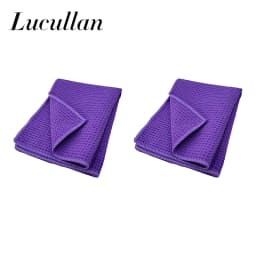 Lucullan Magic Power Super Absorbancy Waffle Weave Cloth 30X40CM 380GSM Microfiber Towels For Glass Paint and Interior