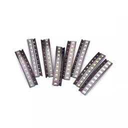 100pcs=5colors X 20pcs 0402 2835 1210 1206 0805 0603 3014 3020 Assortment SMD LED Diode Kit Green/ RED / White / Blue / Yellow