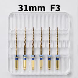 Glin Dental Gold Flexible Files Endo Rotary Files Golden Endodontic Files 21/25/31mm Nickel Titanium Instrument Dentistry