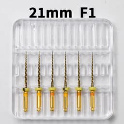 Glin Dental Gold Flexible Files Endo Rotary Files Golden Endodontic Files 21/25/31mm Nickel Titanium Instrument Dentistry