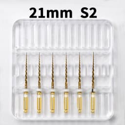 Glin Dental Gold Flexible Files Endo Rotary Files Golden Endodontic Files 21/25/31mm Nickel Titanium Instrument Dentistry