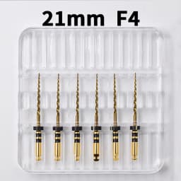 Glin Dental Gold Flexible Files Endo Rotary Files Golden Endodontic Files 21/25/31mm Nickel Titanium Instrument Dentistry