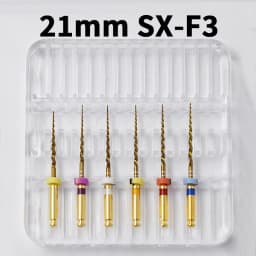 Glin Dental Gold Flexible Files Endo Rotary Files Golden Endodontic Files 21/25/31mm Nickel Titanium Instrument Dentistry