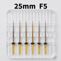 Glin Dental Gold Flexible Files Endo Rotary Files Golden Endodontic Files 21/25/31mm Nickel Titanium Instrument Dentistry