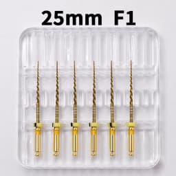 Glin Dental Gold Flexible Files Endo Rotary Files Golden Endodontic Files 21/25/31mm Nickel Titanium Instrument Dentistry