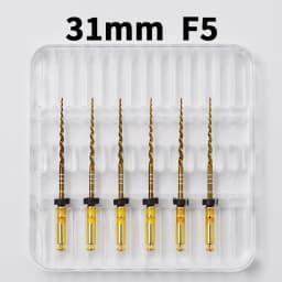 Glin Dental Gold Flexible Files Endo Rotary Files Golden Endodontic Files 21/25/31mm Nickel Titanium Instrument Dentistry