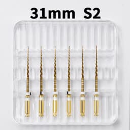 Glin Dental Gold Flexible Files Endo Rotary Files Golden Endodontic Files 21/25/31mm Nickel Titanium Instrument Dentistry