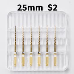 Glin Dental Gold Flexible Files Endo Rotary Files Golden Endodontic Files 21/25/31mm Nickel Titanium Instrument Dentistry