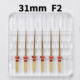 Glin Dental Gold Flexible Files Endo Rotary Files Golden Endodontic Files 21/25/31mm Nickel Titanium Instrument Dentistry