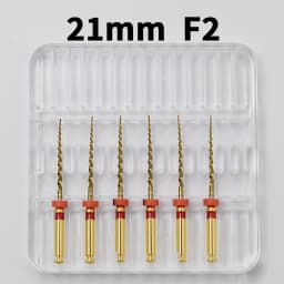 Glin Dental Gold Flexible Files Endo Rotary Files Golden Endodontic Files 21/25/31mm Nickel Titanium Instrument Dentistry