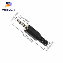 10PCS 3.5mm Audio Male Plug 3.5 Jack 2,3,4 Sections Balance Plug FOR Microphone Headphone Connector Audio Plug Earphone Socket