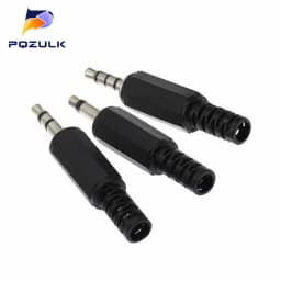 10PCS 3.5mm Audio Male Plug 3.5 Jack 2,3,4 Sections Balance Plug FOR Microphone Headphone Connector Audio Plug Earphone Socket