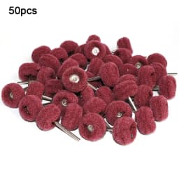 25/50pcs Mini Brush Scouring Pad Abrasive Wheel Nylon Fiber Grinding Sanding Head Buffing Polishing Wheel 1"25mm Set For Dremel