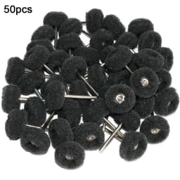 25/50pcs Mini Brush Scouring Pad Abrasive Wheel Nylon Fiber Grinding Sanding Head Buffing Polishing Wheel 1"25mm Set For Dremel