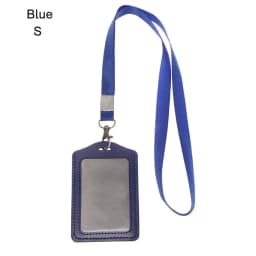 Unisex Work Card Holders With Lanyard PU Bank Card Name Credit Card Holders Card Bus ID Holders Identity Badge With Neck Strap