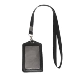 Unisex Work Card Holders With Lanyard PU Bank Card Name Credit Card Holders Card Bus ID Holders Identity Badge With Neck Strap