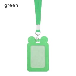 Unisex Work Card Holders With Lanyard PU Bank Card Name Credit Card Holders Card Bus ID Holders Identity Badge With Neck Strap