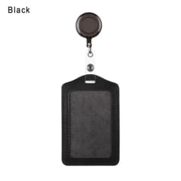 Unisex Work Card Holders With Lanyard PU Bank Card Name Credit Card Holders Card Bus ID Holders Identity Badge With Neck Strap
