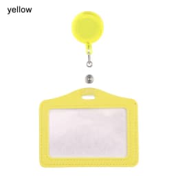 Unisex Work Card Holders With Lanyard PU Bank Card Name Credit Card Holders Card Bus ID Holders Identity Badge With Neck Strap