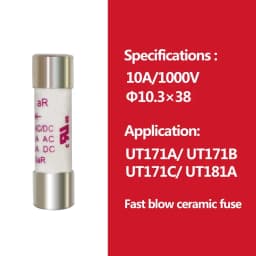 2pcs/lot UNI-T Cartridge Fuse Fast Fuse For Uni-t Multimeter UT139 UT890C+ UT890D UT39 UT105 UT171 UT61 Series
