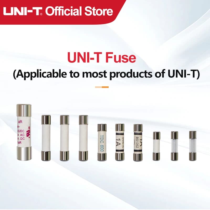 2pcs/lot UNI-T Cartridge Fuse Fast Fuse For Uni-t Multimeter UT139 UT890C+ UT890D UT39 UT105 UT171 UT61 Series