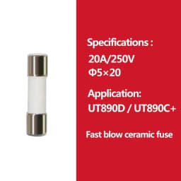 2pcs/lot UNI-T Cartridge Fuse Fast Fuse For Uni-t Multimeter UT139 UT890C+ UT890D UT39 UT105 UT171 UT61 Series