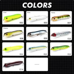 HuntHouse Crazy Surface Tractor Topwater Pencil Fishing Lure 110mm 130mm Big Rattle Ball Loud Sound Stickbait Hard Bait LW127
