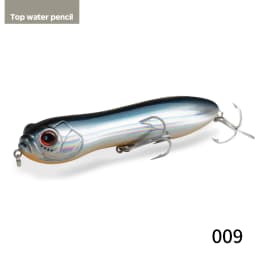 HuntHouse Crazy Surface Tractor Topwater Pencil Fishing Lure 110mm 130mm Big Rattle Ball Loud Sound Stickbait Hard Bait LW127