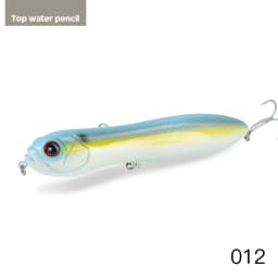 HuntHouse Crazy Surface Tractor Topwater Pencil Fishing Lure 110mm 130mm Big Rattle Ball Loud Sound Stickbait Hard Bait LW127