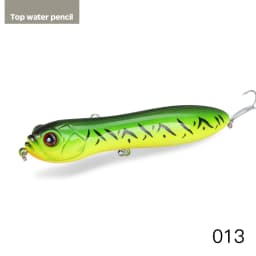 HuntHouse Crazy Surface Tractor Topwater Pencil Fishing Lure 110mm 130mm Big Rattle Ball Loud Sound Stickbait Hard Bait LW127