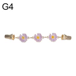 Retro Sweater Shawl Clasps Duck Mouth Clothing Pins Antique Flower Style Rhinestone Decoration Cardigans Connection Buckle Shirt
