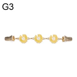 Retro Sweater Shawl Clasps Duck Mouth Clothing Pins Antique Flower Style Rhinestone Decoration Cardigans Connection Buckle Shirt