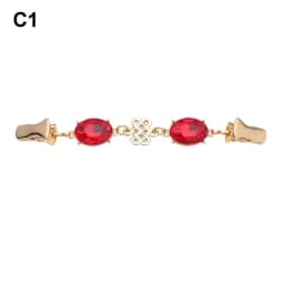 Retro Sweater Shawl Clasps Duck Mouth Clothing Pins Antique Flower Style Rhinestone Decoration Cardigans Connection Buckle Shirt