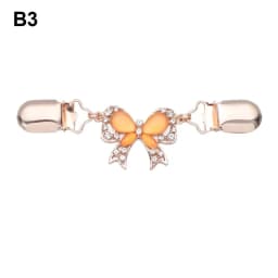 Retro Sweater Shawl Clasps Duck Mouth Clothing Pins Antique Flower Style Rhinestone Decoration Cardigans Connection Buckle Shirt