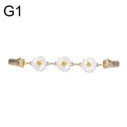 Retro Sweater Shawl Clasps Duck Mouth Clothing Pins Antique Flower Style Rhinestone Decoration Cardigans Connection Buckle Shirt