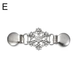Retro Sweater Shawl Clasps Duck Mouth Clothing Pins Antique Flower Style Rhinestone Decoration Cardigans Connection Buckle Shirt