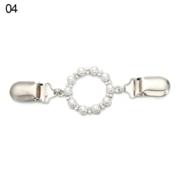Retro Sweater Shawl Clasps Duck Mouth Clothing Pins Antique Flower Style Rhinestone Decoration Cardigans Connection Buckle Shirt